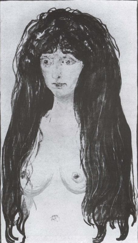 Edvard Munch Evil oil painting image